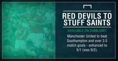 Southampton Man United graphic