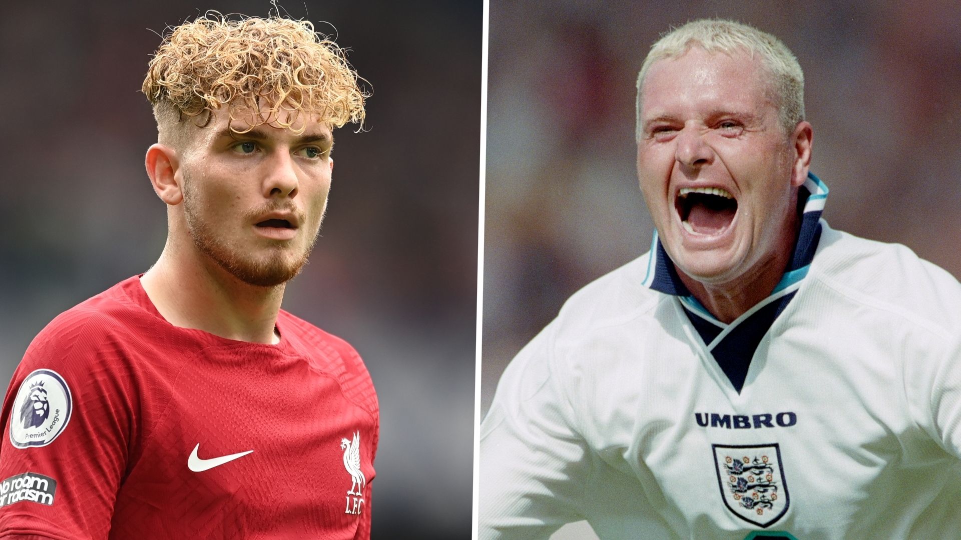 Harvey Elliott Paul Gascoigne Gazza
