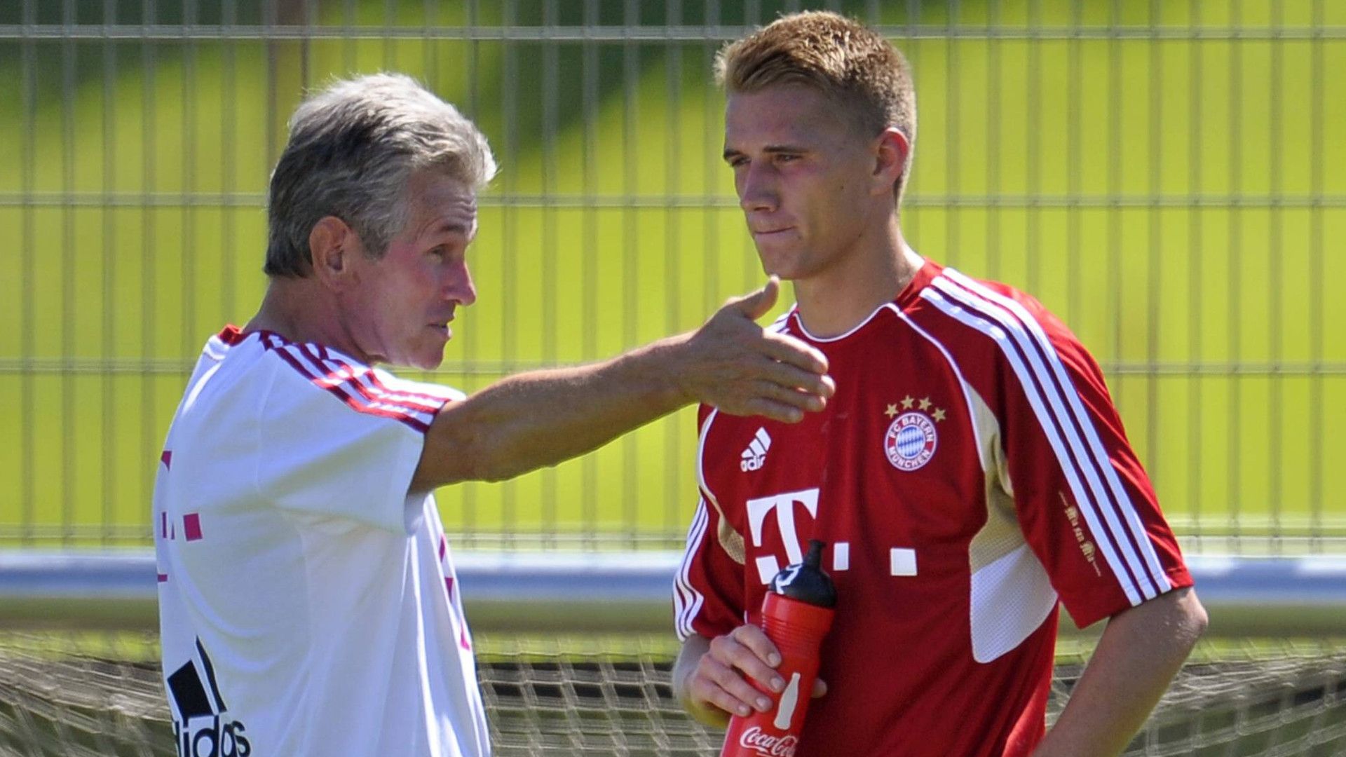 GERMANY ONLY: JUPP HEYNCKES NILS PETERSEN BAYERN MÜNCHEN