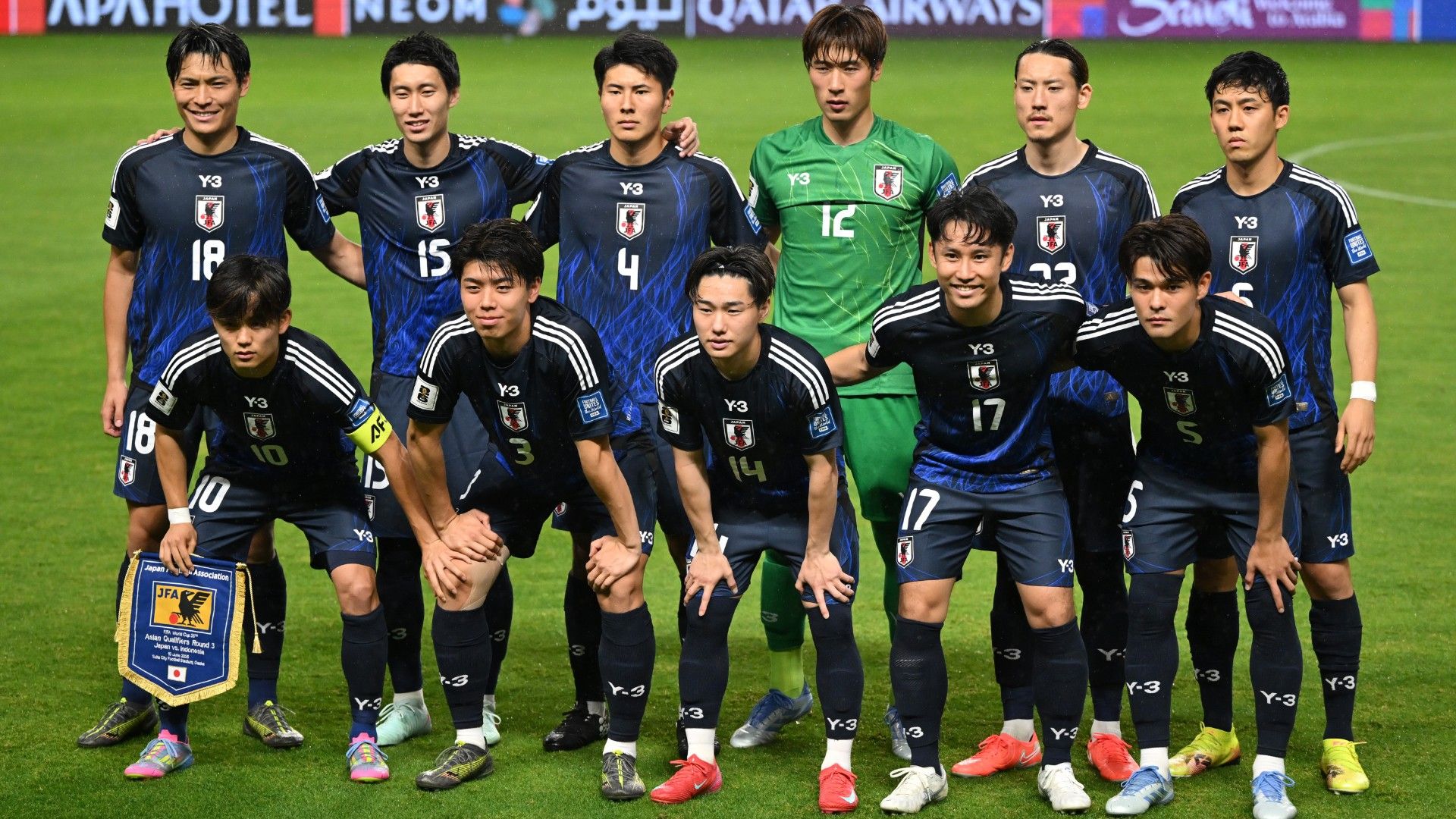 japan-team photo-eleven-20250610-vs indonesia
