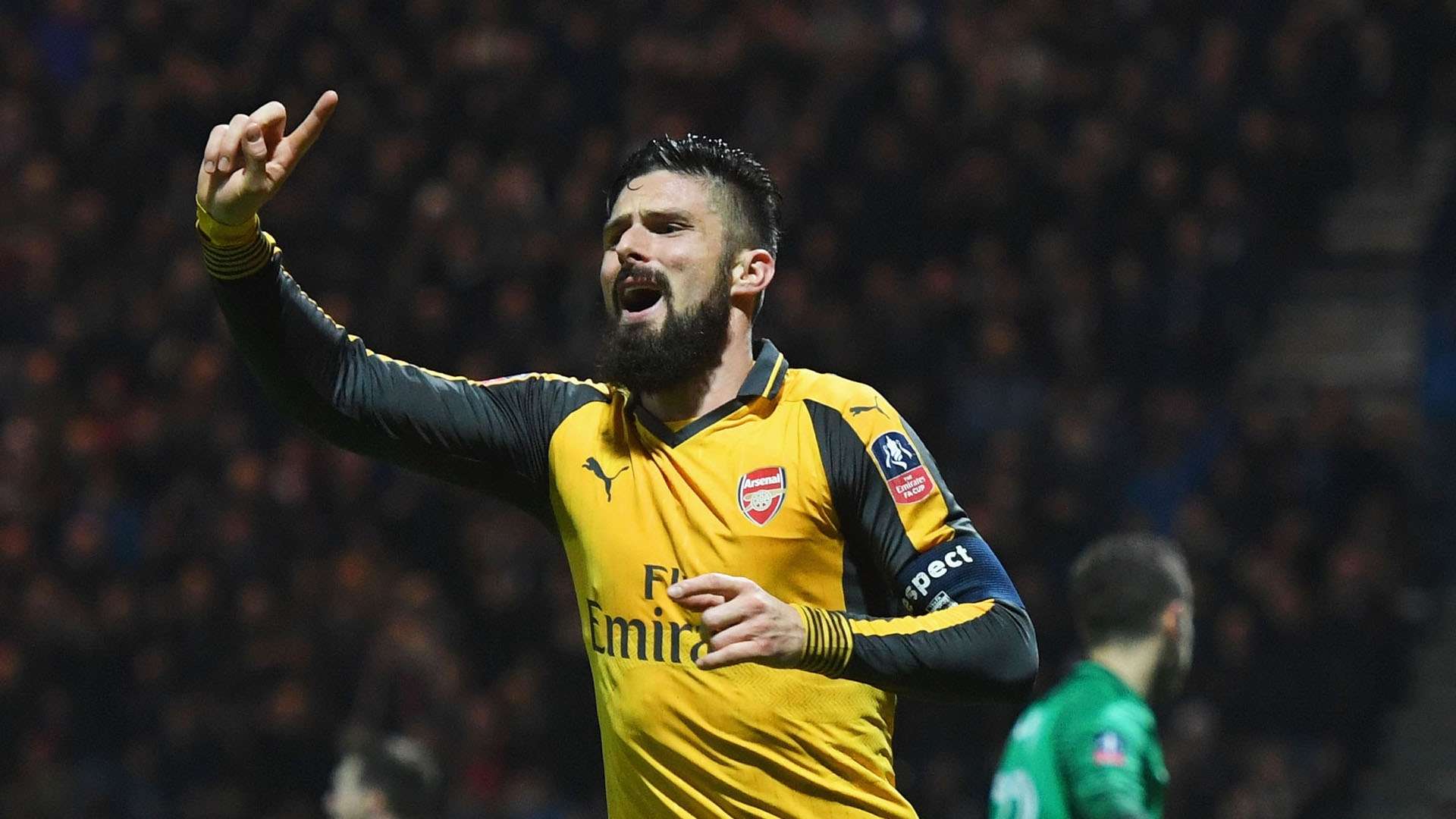 Olivier Giroud Arsenal Preston FA Cup