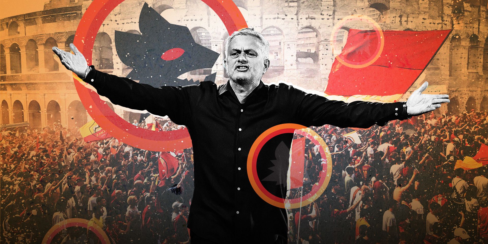 Jose Mourinho Roma HIC 2-1