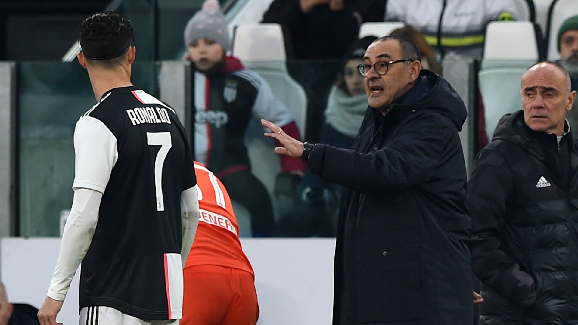 Sarri Ronaldo Juventus Udinese