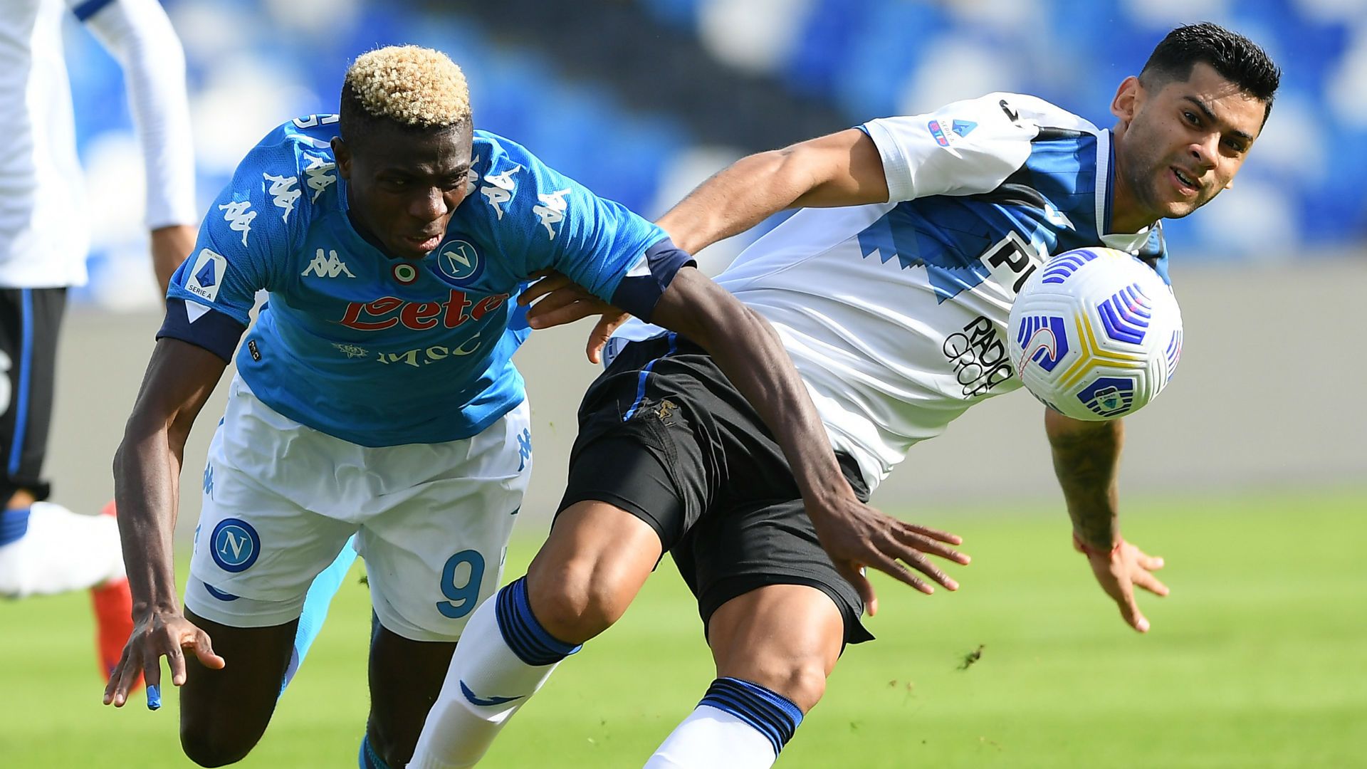 Osimhen Romero Napoli Atalanta Serie A