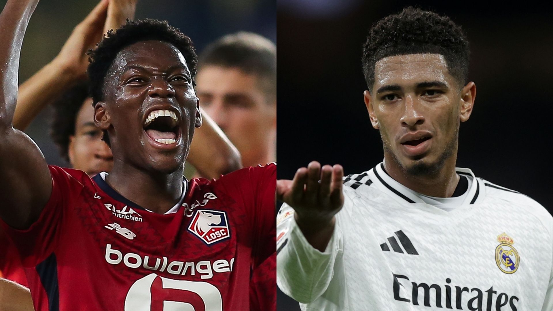 Jonathan David Lille Jude Bellingham Real Madrid