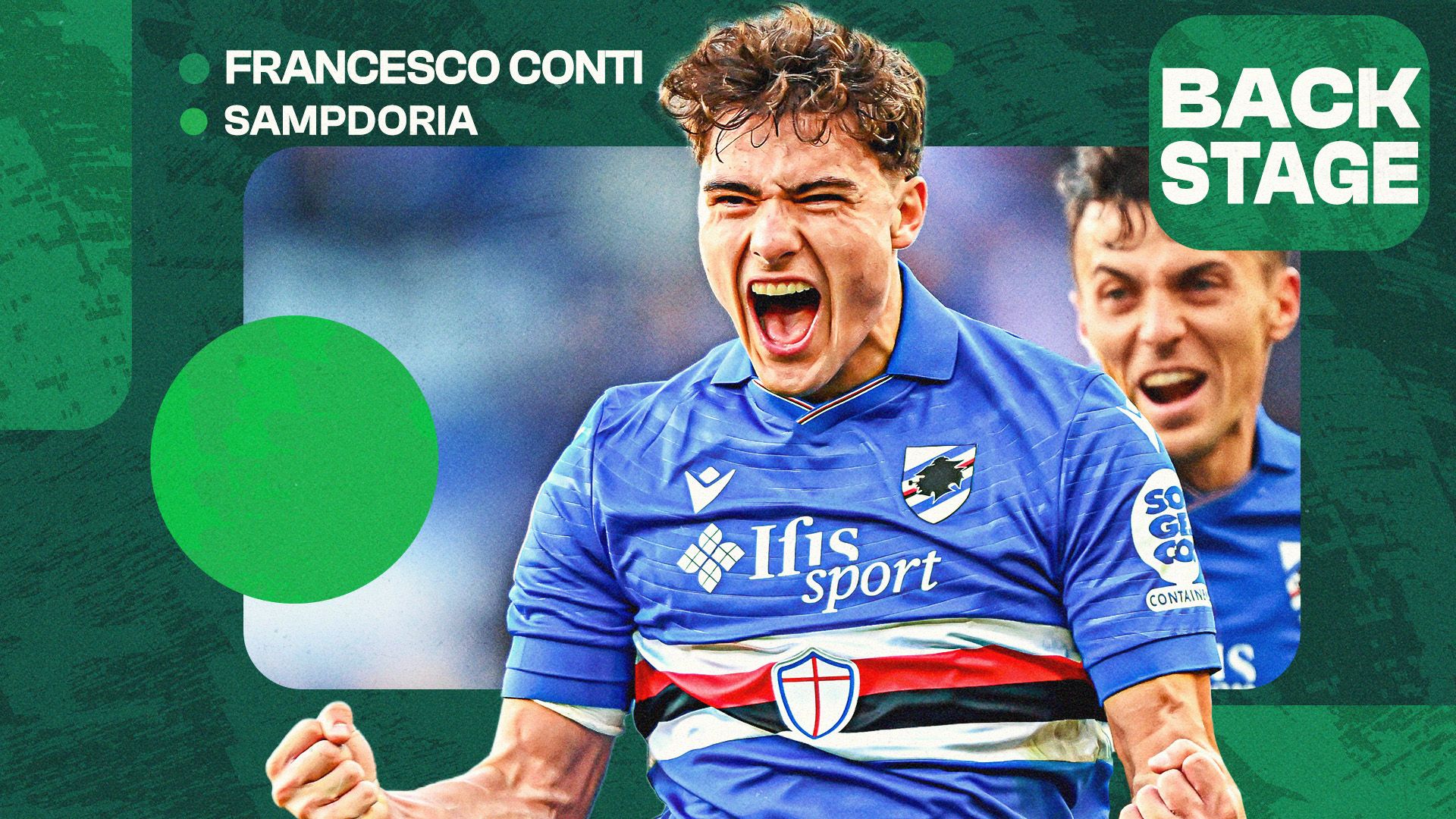 Conti Sampdoria Backstage