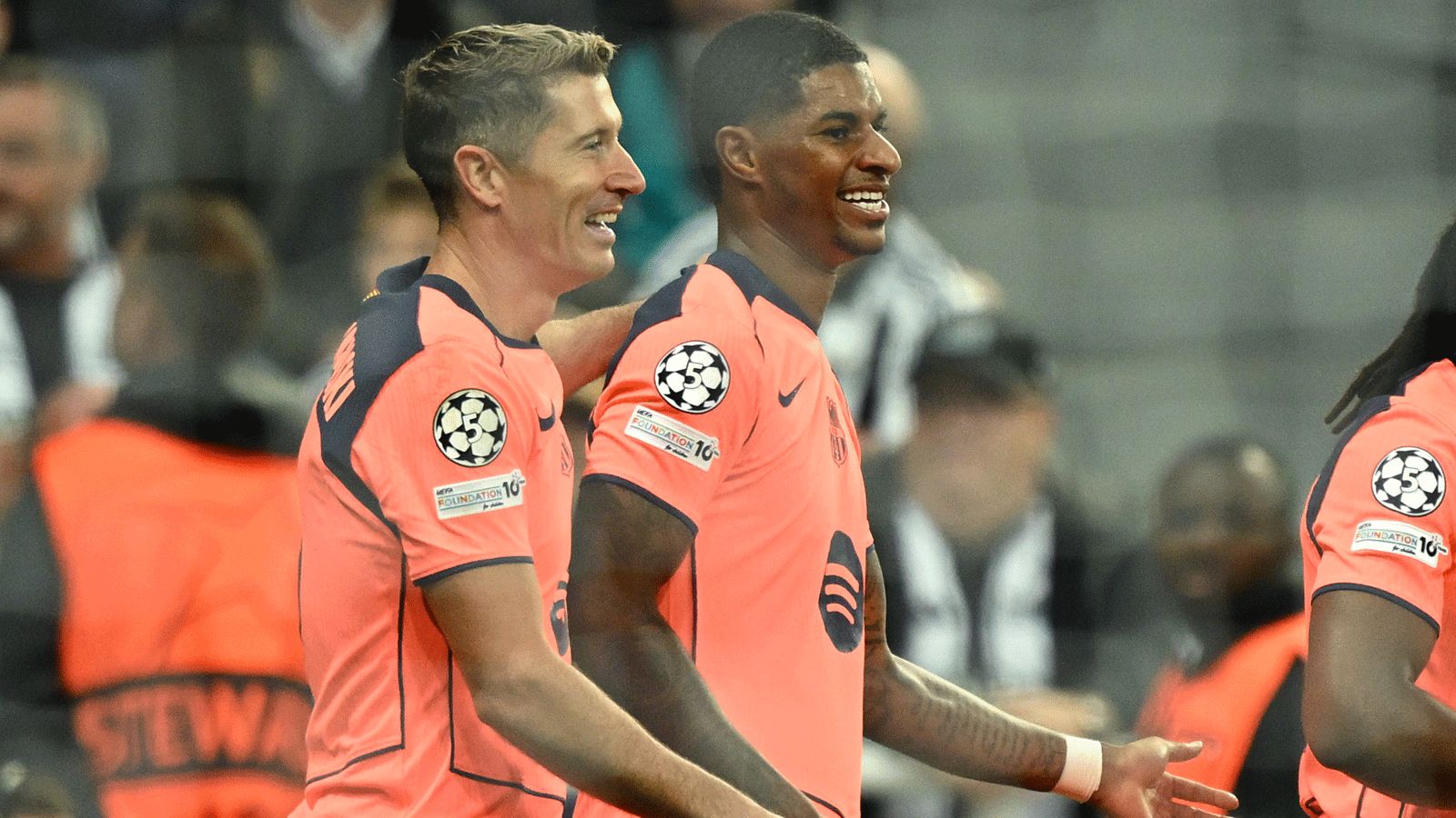 Robert Lewandowski Marcus Rashford