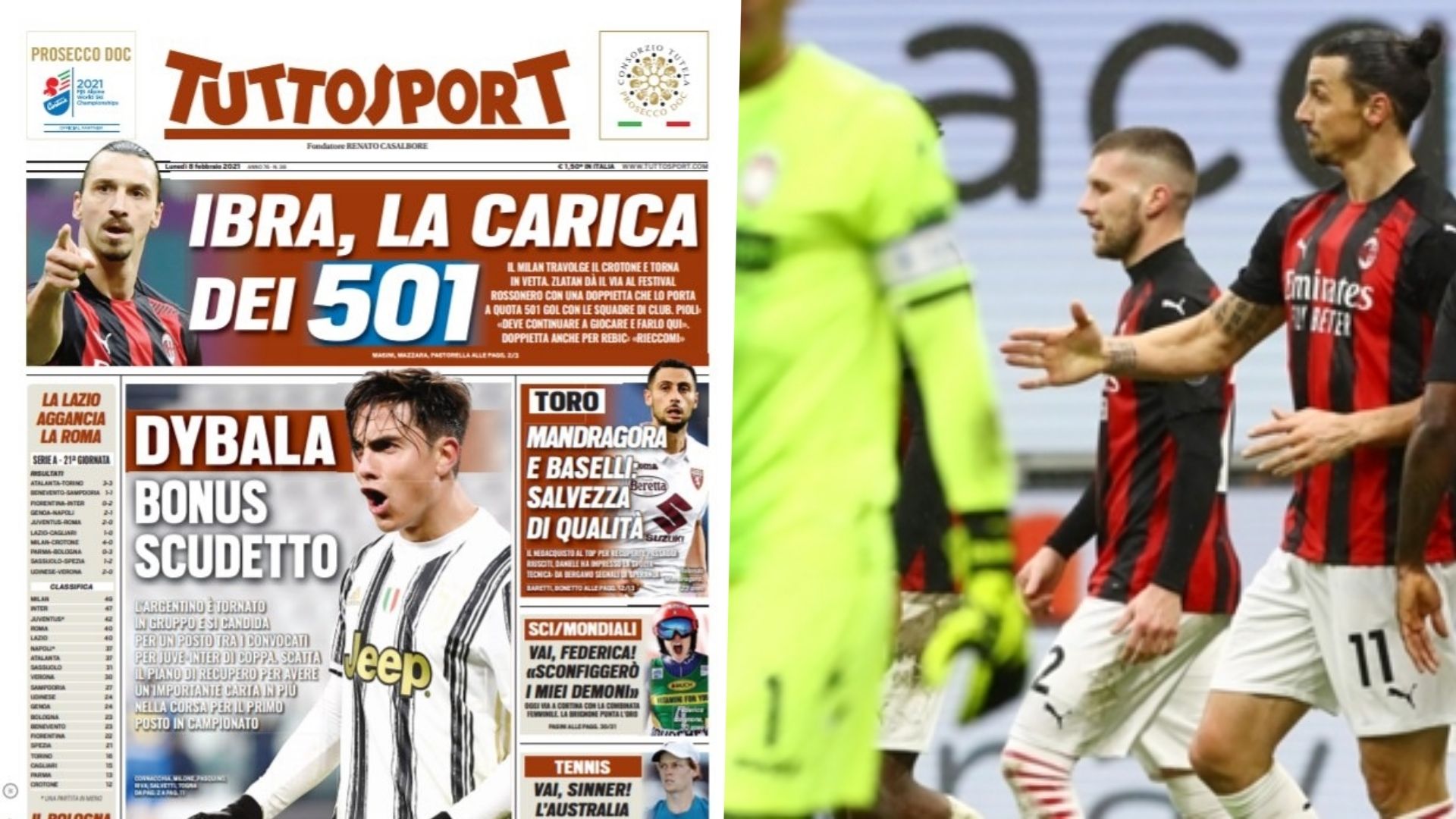 8 Feb Tuttosport