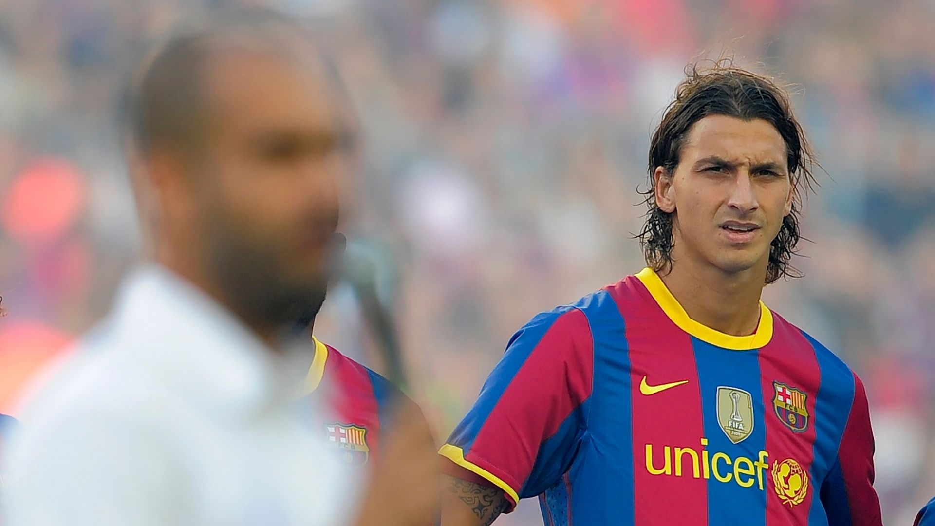 Zlatan Ibrahimovic Pep Guardiola Barcelona 2010