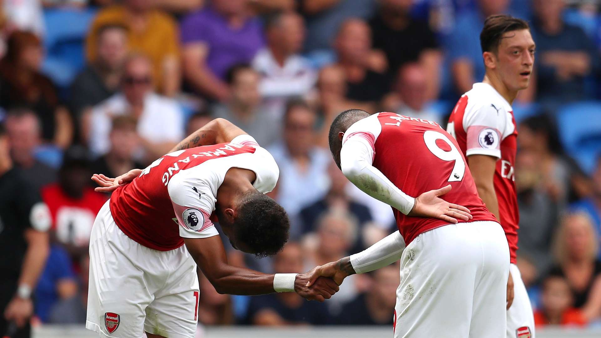 Pierre-Emerick Aubameyang Alexandre Lacazette Arsenal 02092018