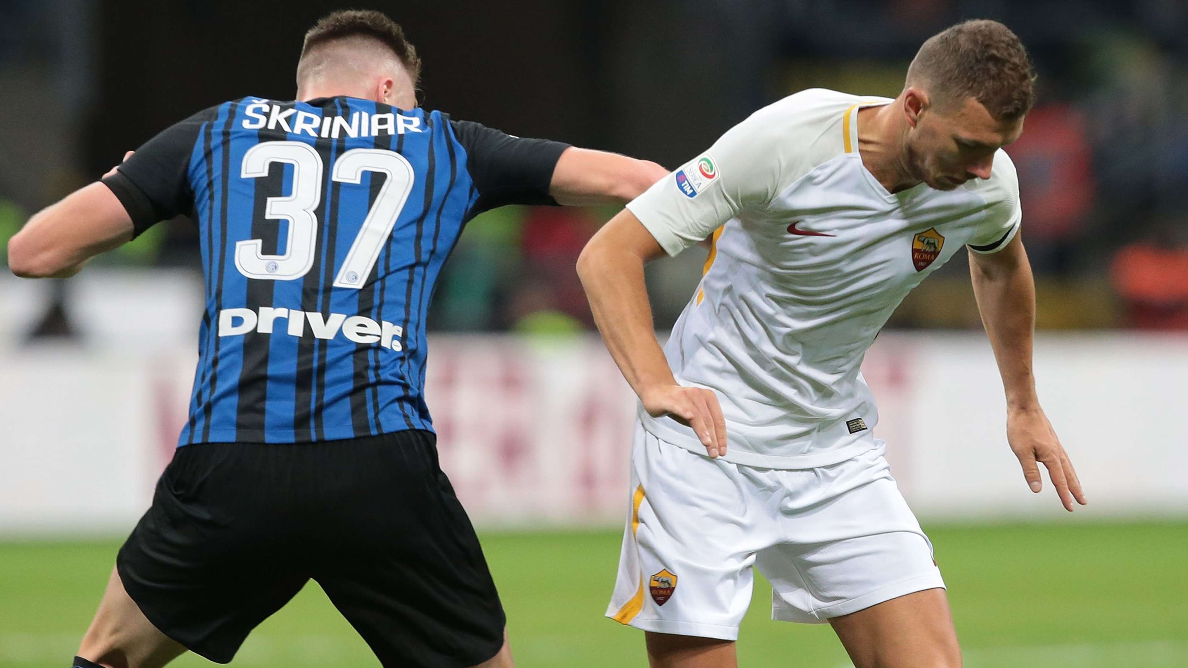 Skriniar Dzeko Inter Roma
