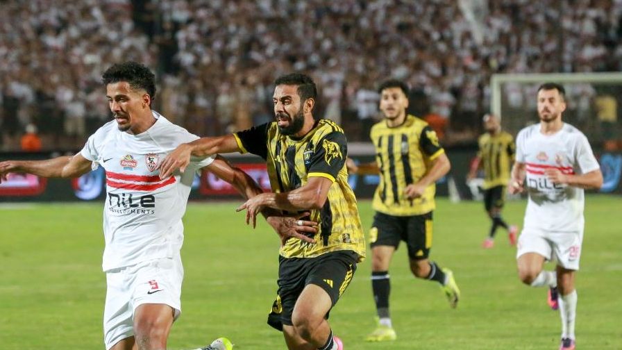 مباراة الزمالك والمقاولون في الدوري المصري