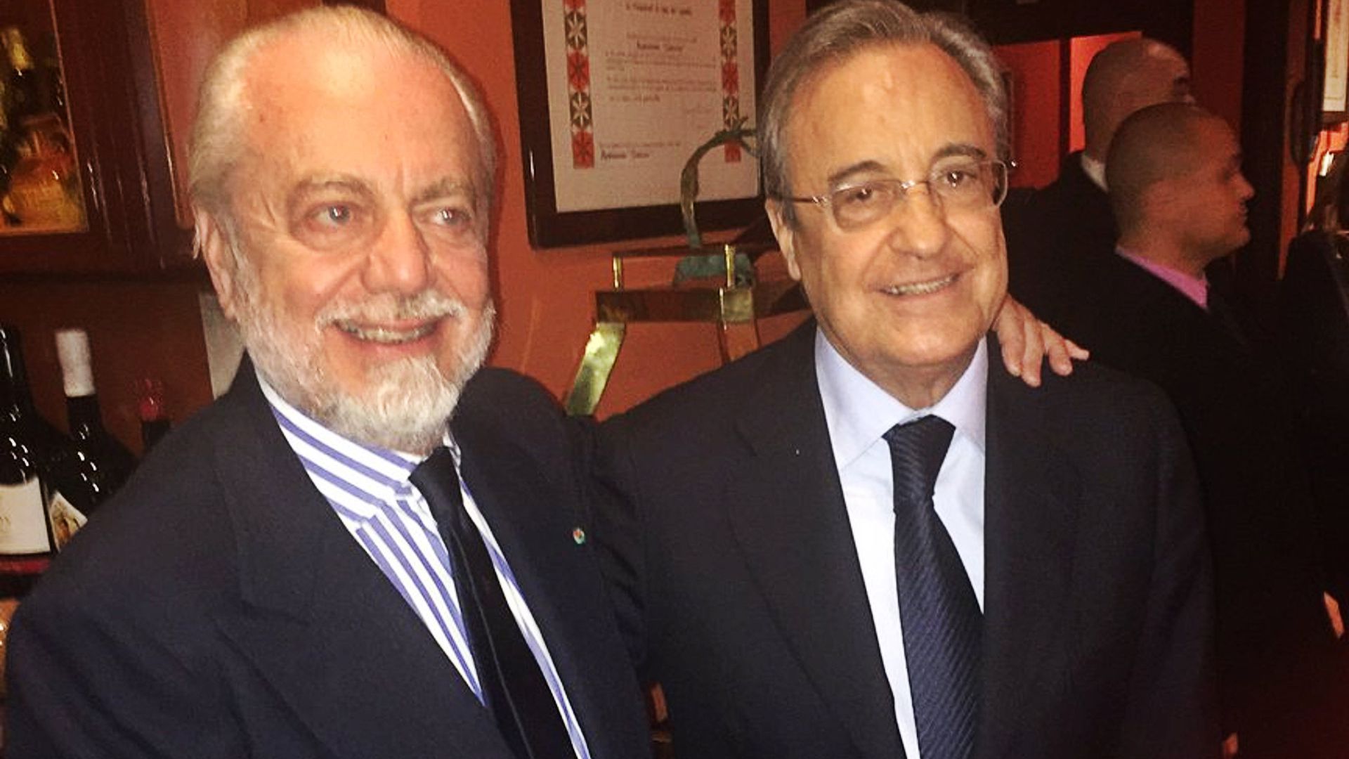 Aurelio De Laurentiis Florentino Perez