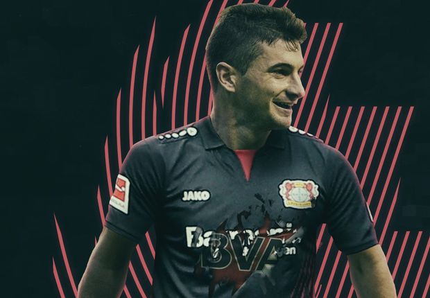 Lucas Alario Bayer Leverkusen GFX