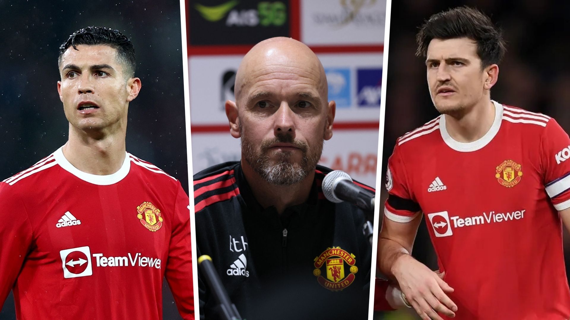 Ronaldo - Ten Hag - Maguire