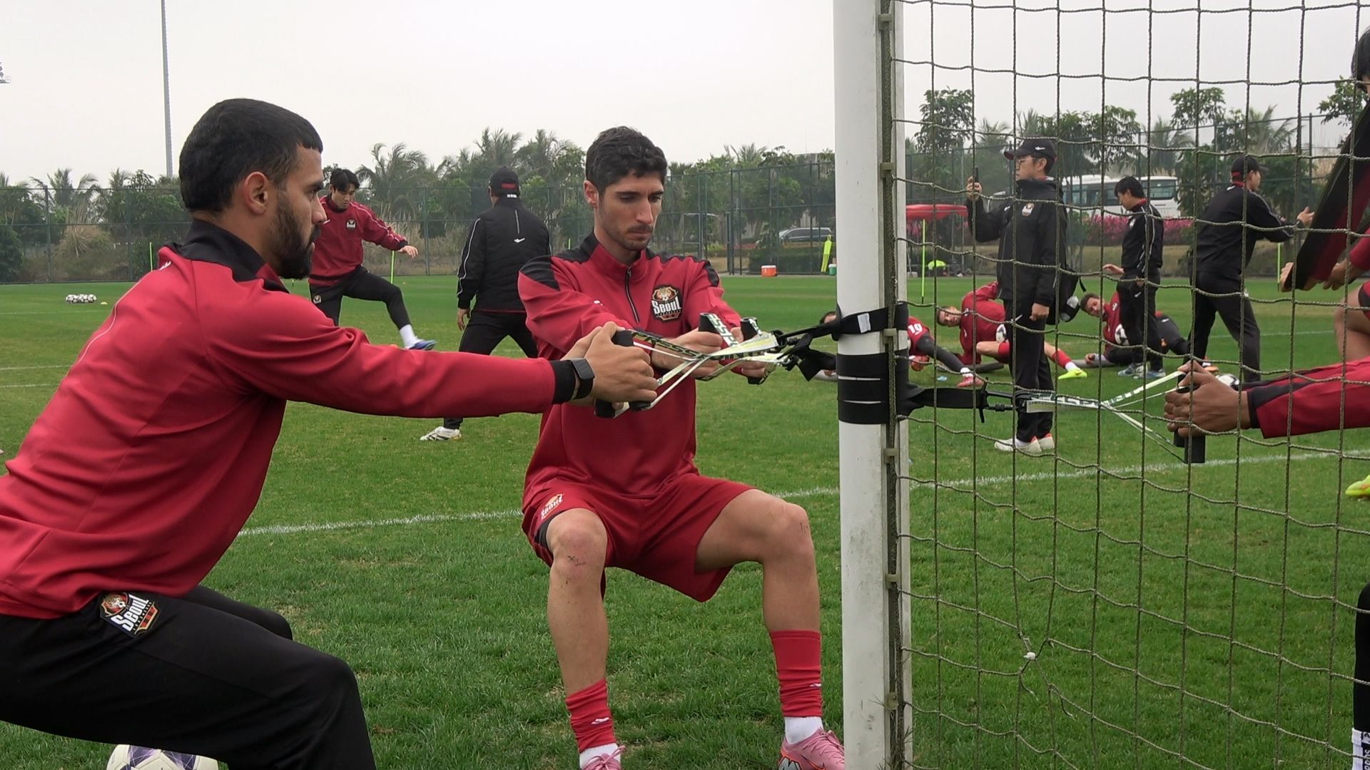 후안 로스 FC서울 첫 훈련