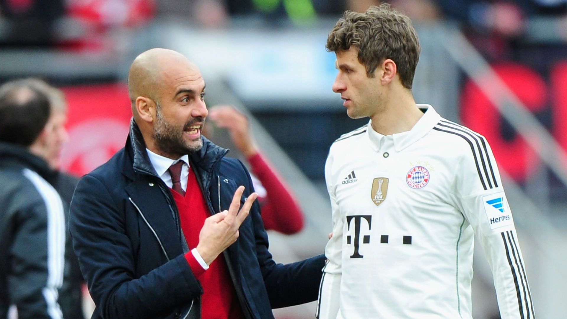 Pep Guardiola Thomas Muller Bayern