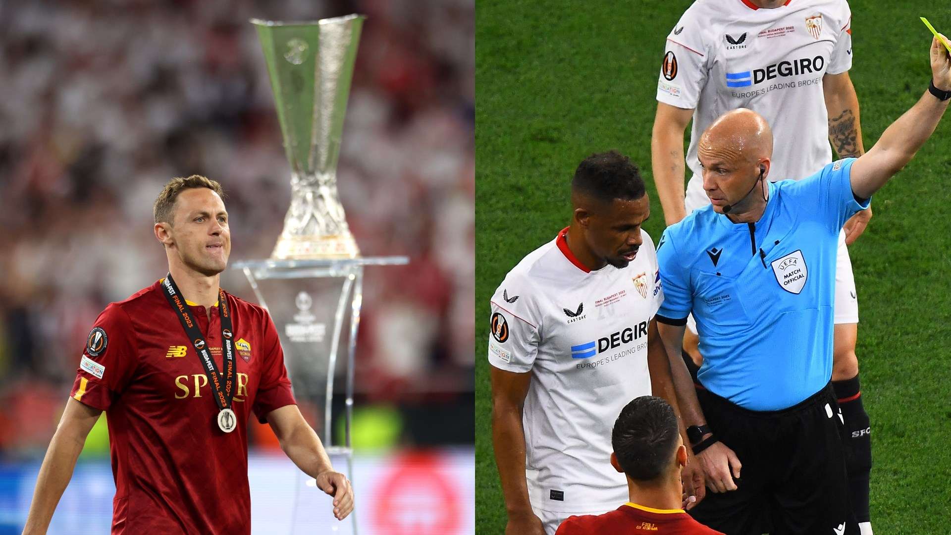 Nemanja Matic Roma Sevilla Europa League 2023