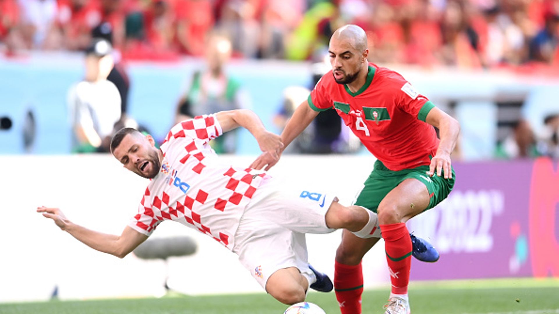 Mateo Kovacic - Croatia - Sofyan Amrabat - Morocco - world cup 2022