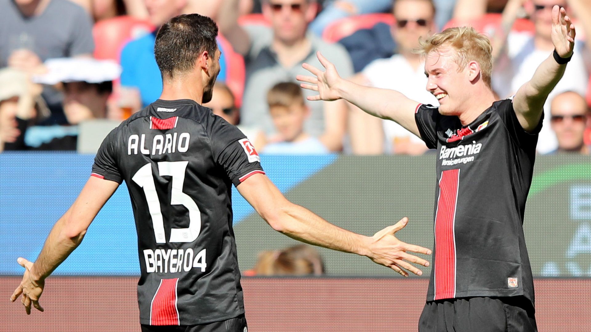 LUCAS ALARIO JULIAN BRANDT BAYER LEVERKUSEN GERMAN BUNDESLIGA 20042019