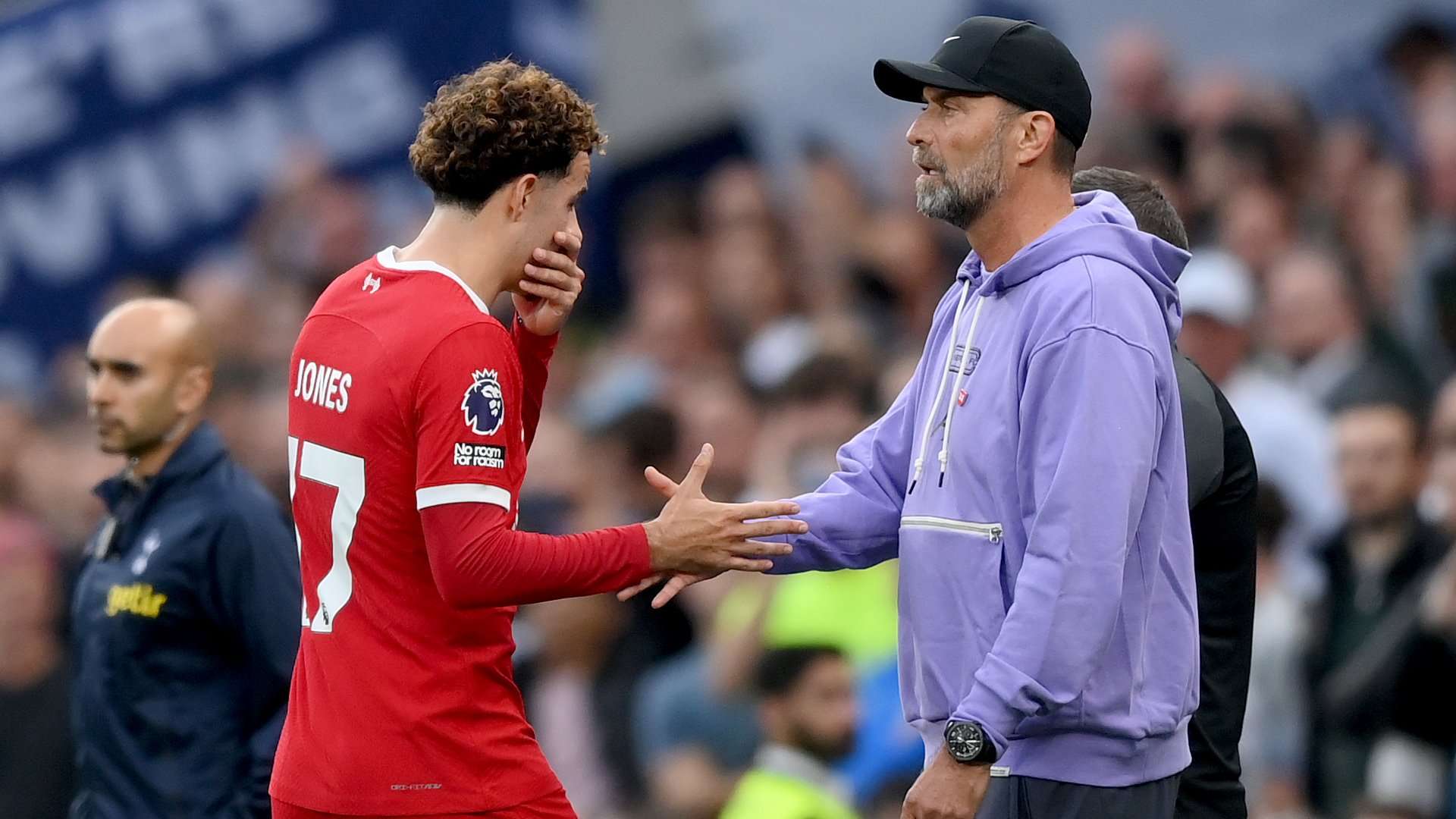 Curtis Jones Jurgen Klopp Liverpool 2023-24