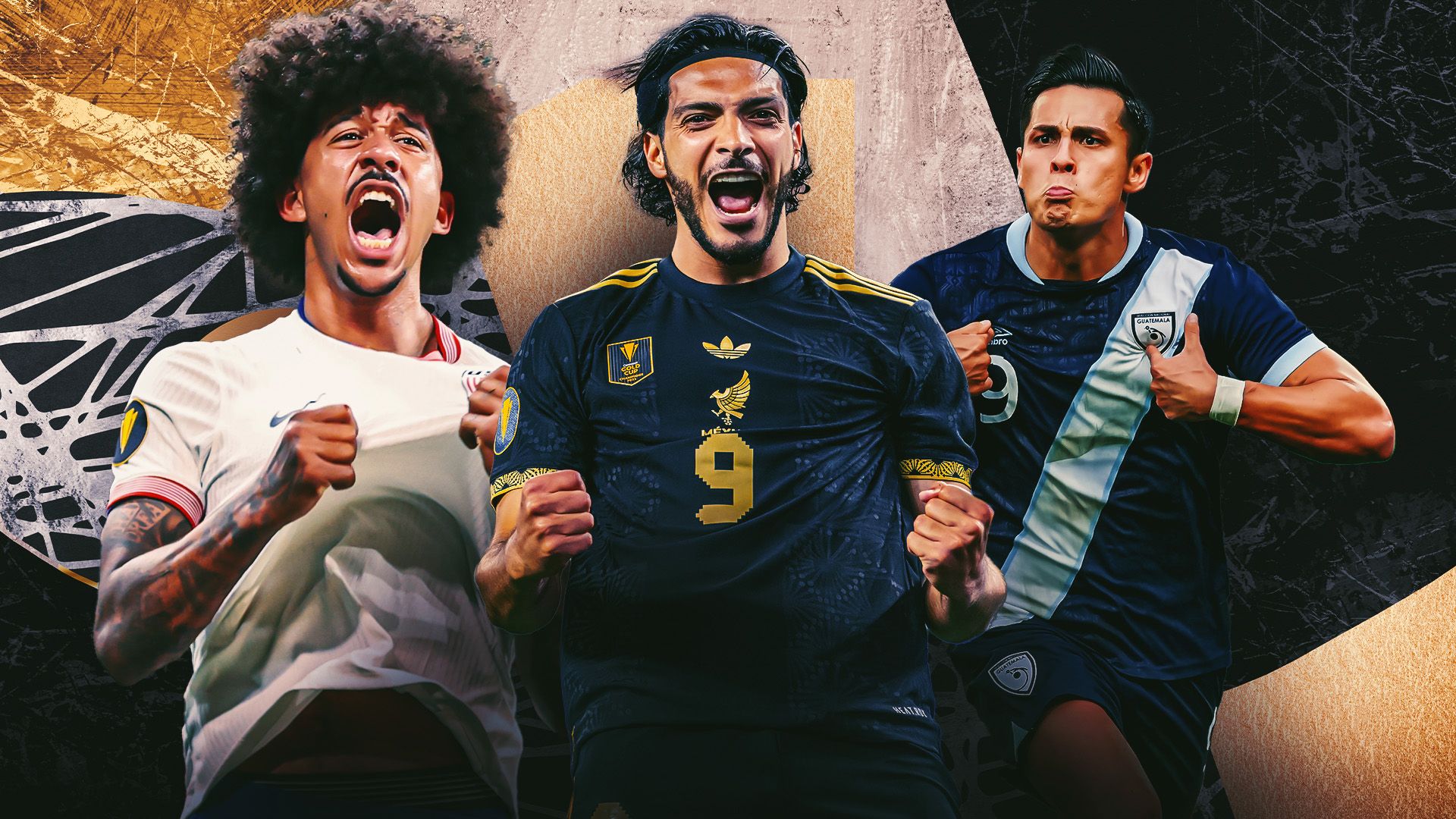 Top 10 Gold Cup players GFX
