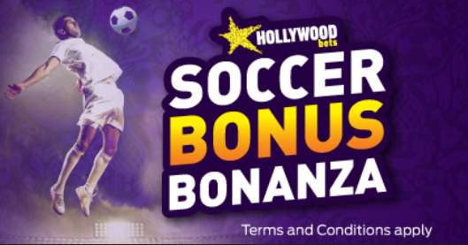 hollywoodbets soccer bonanza offer screenshot