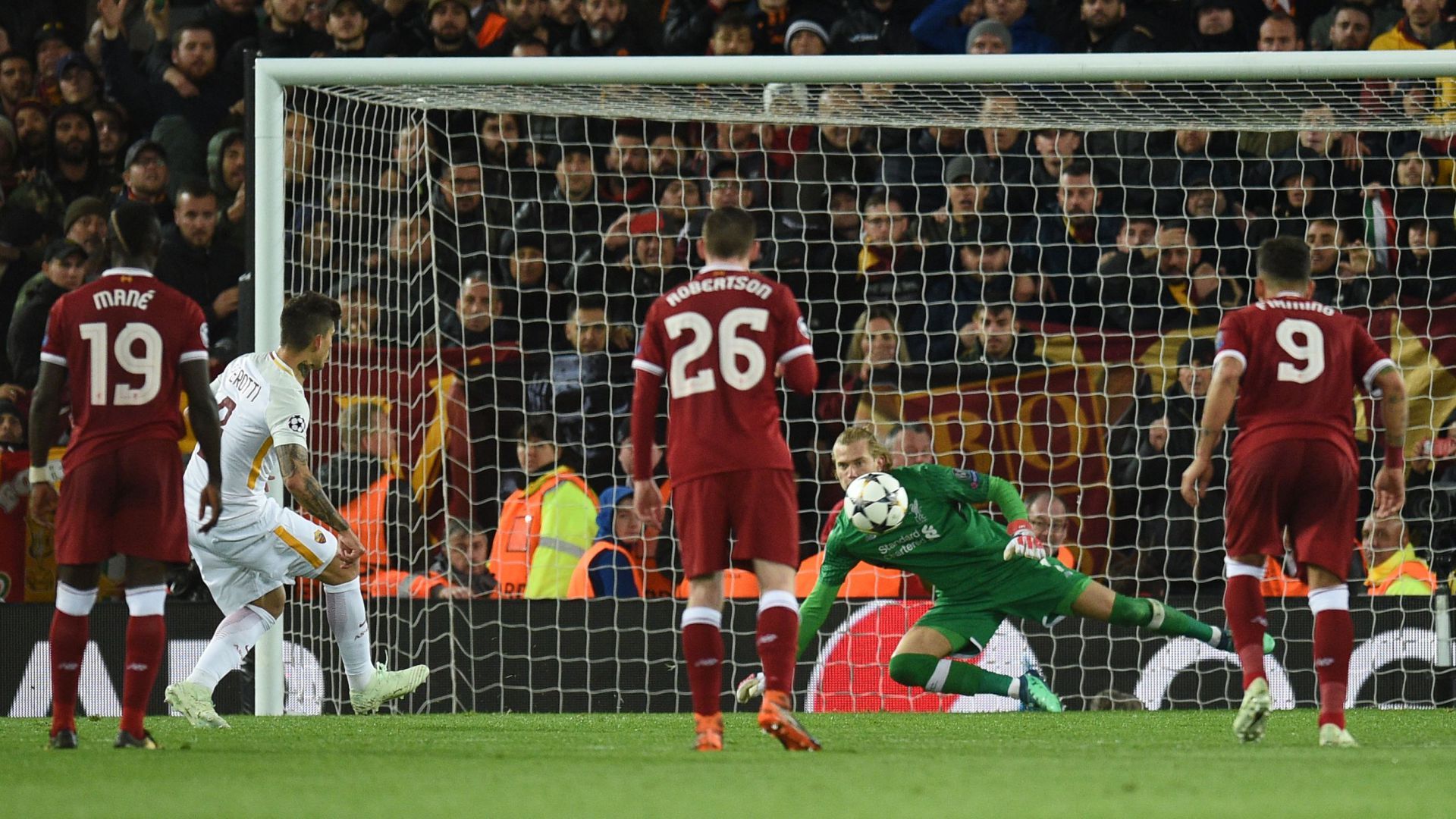 Diego Perotti Liverpool Roma