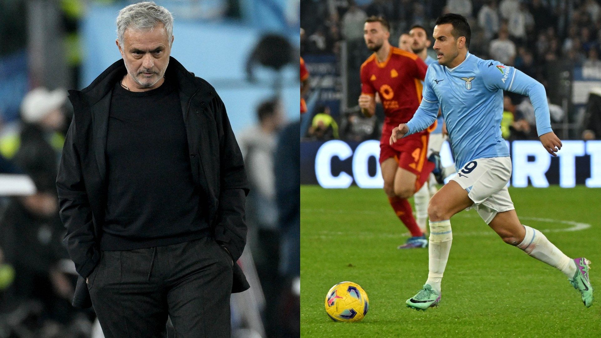 Mourinho-Pedro-Roma-Lazio