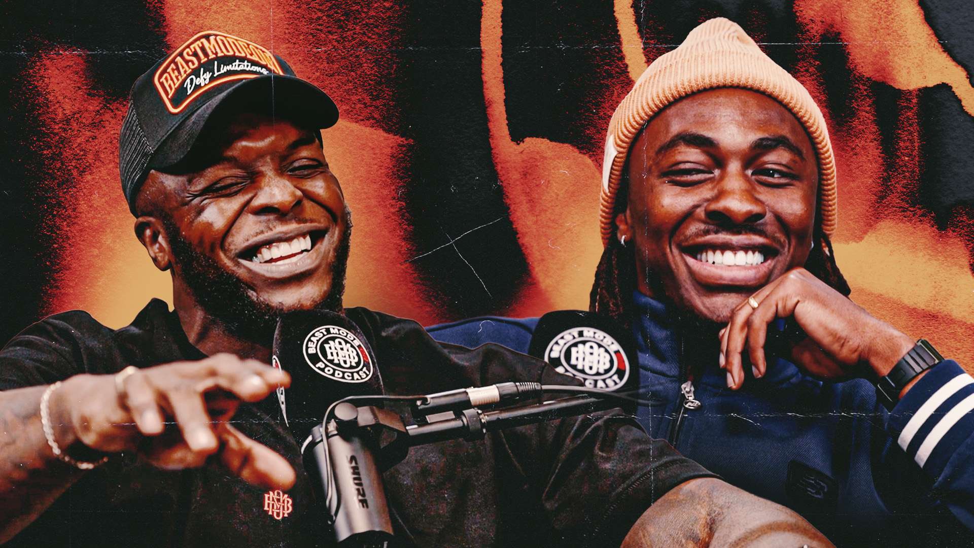 Eberechi Eze Beast Mode On podcast GFX 16:9