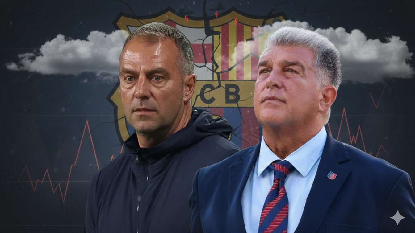 Hansi Flick Joan Laporta GOAL ONLY