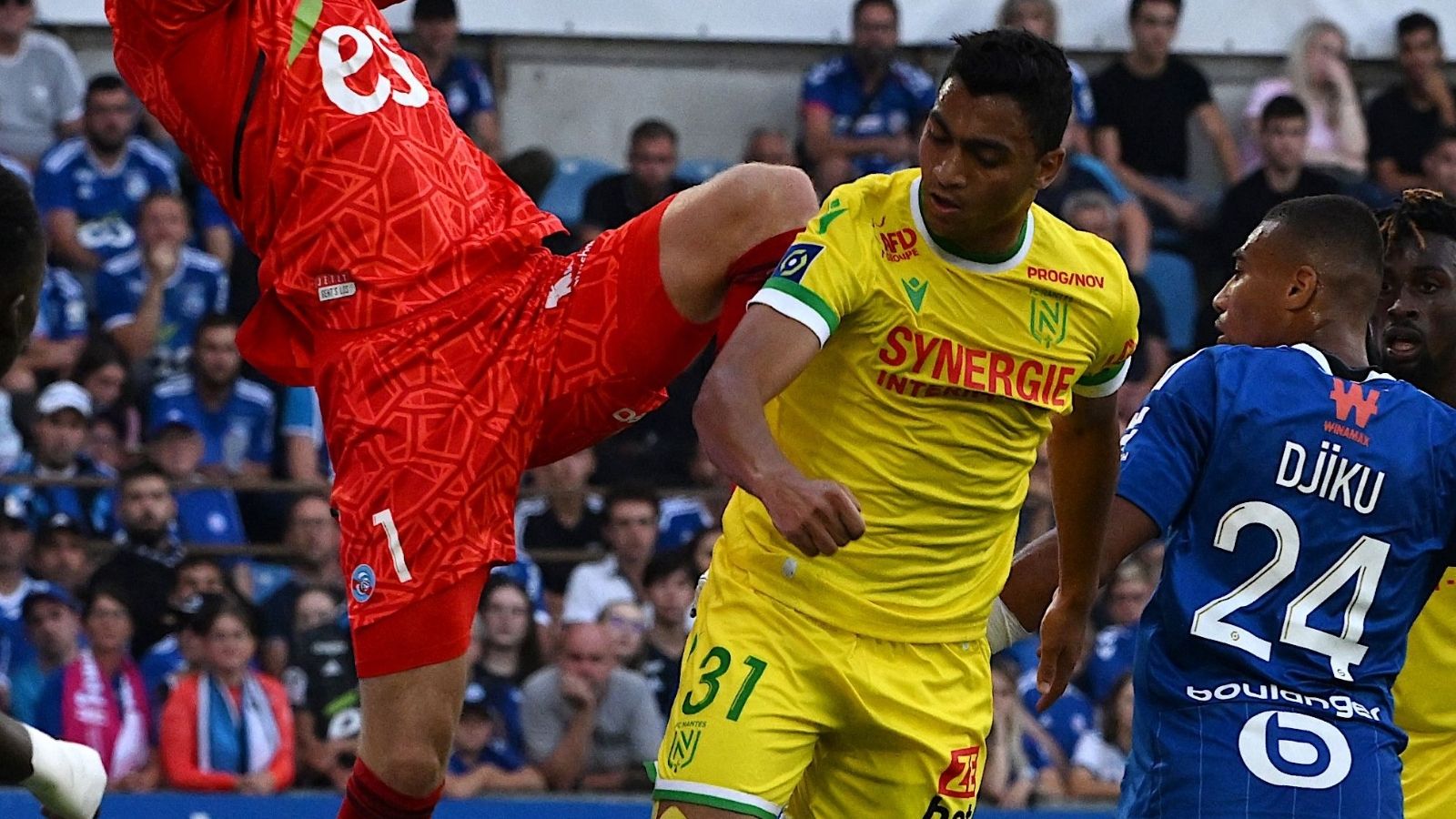 mostafa mohamed - Nantes - Strasbourg - Ligue 1