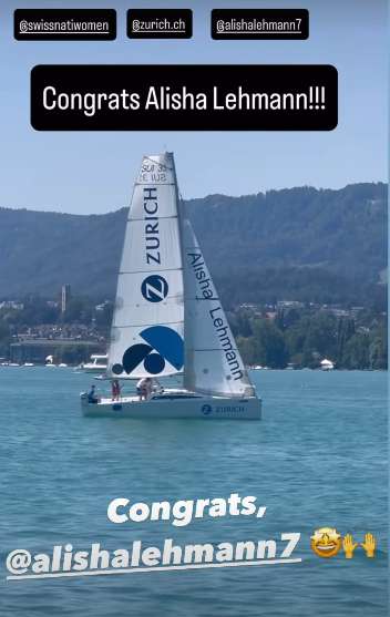 Alisha Lehmann Switzerland Euro 2025 call-up boat