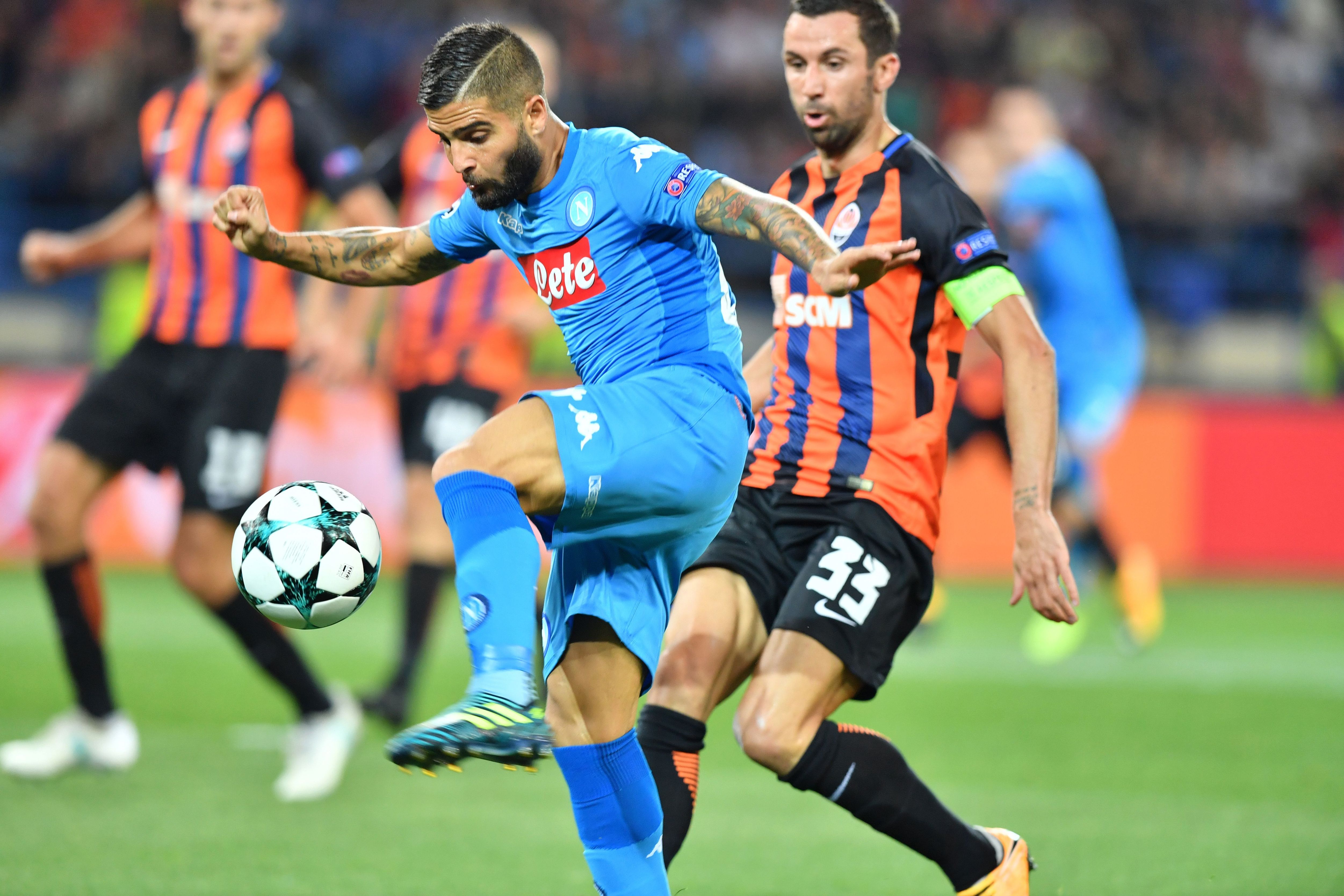 Lorenzo Insigne Shakhtar Napoli Champions League