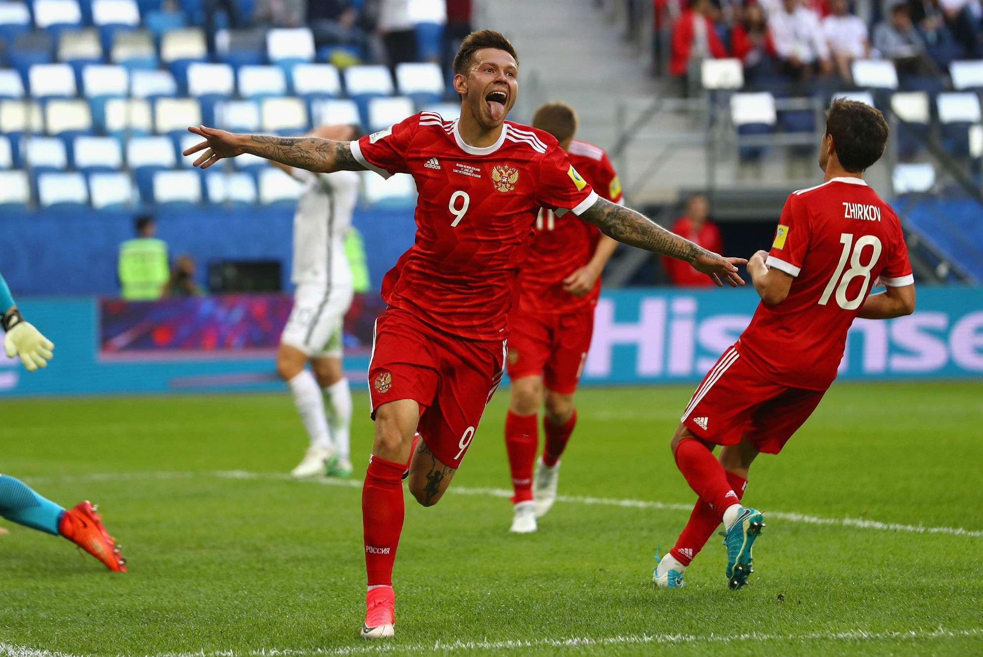 Fedor Smolov Russia New Zealand