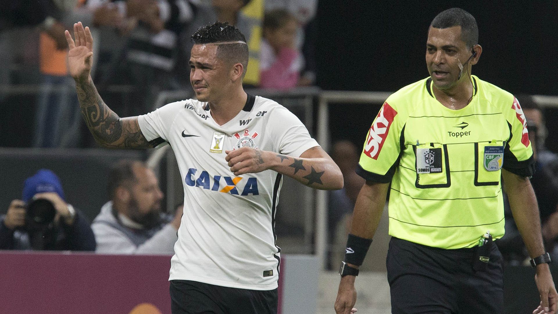 Luciano Corinthians Santa Cruz Brasileirão 25062016