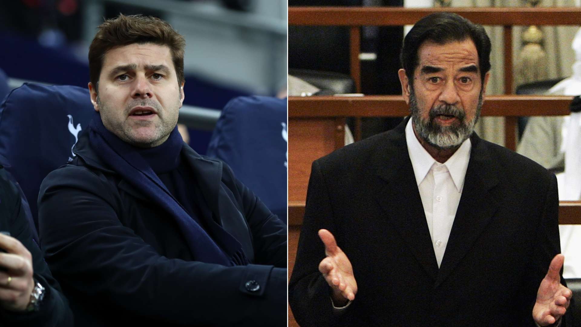 Mauricio Pochettino Saddam Hussein split