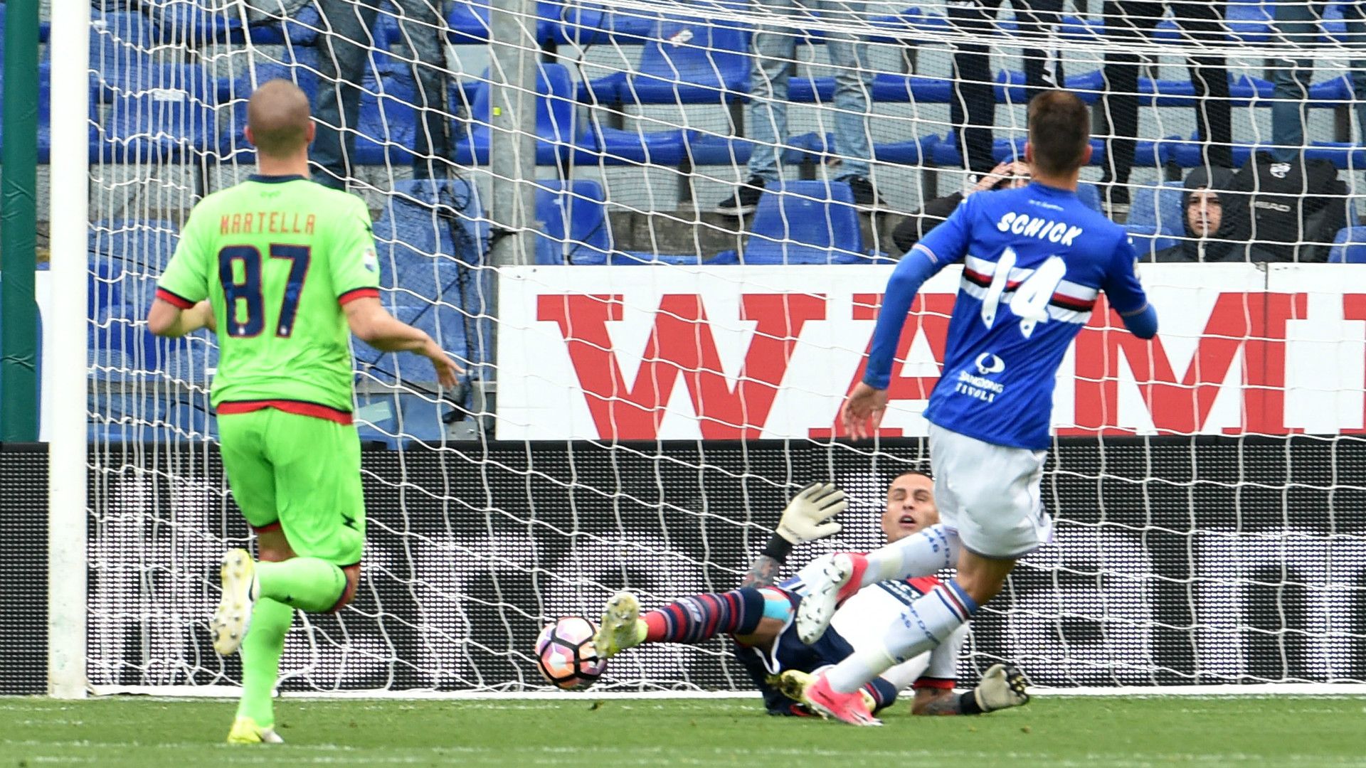 Sampdoria-Crotone Schick