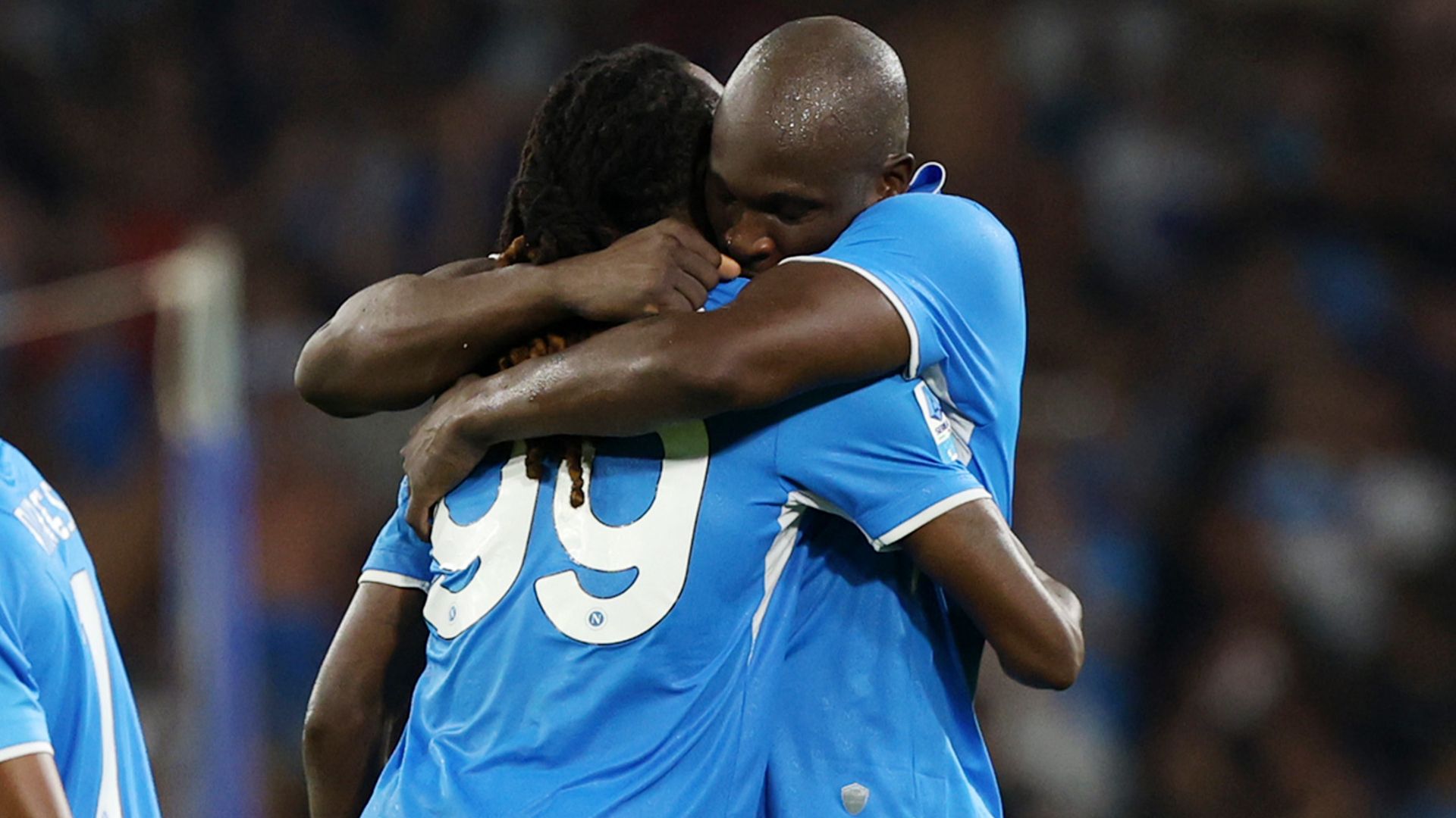 Lukaku Anguissa esultanza Napoli Serie A
