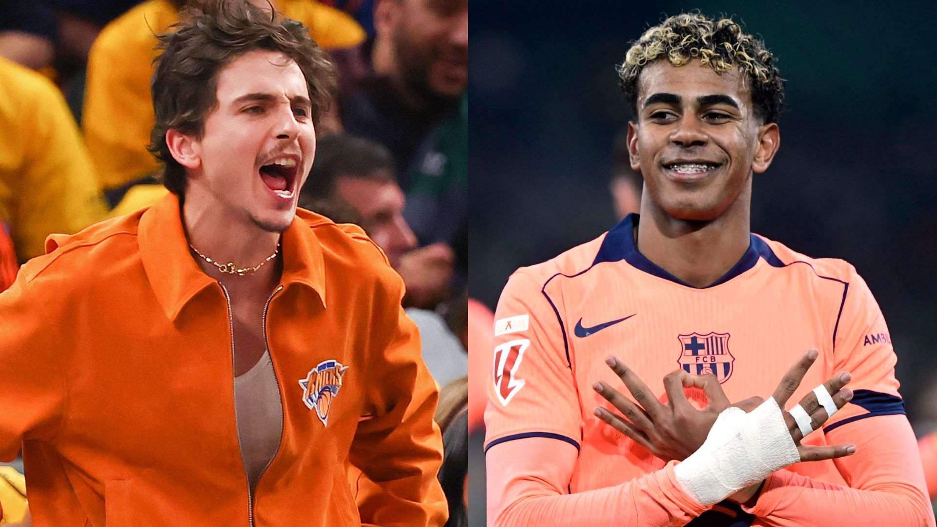 Timothee Chalamet Lamine Yamal