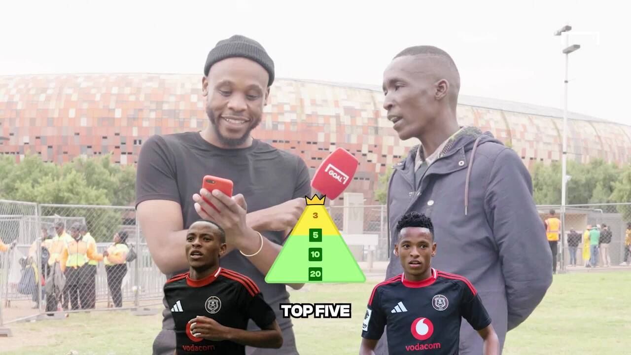 Orlando Pirates fan on Top 20 Challenge video