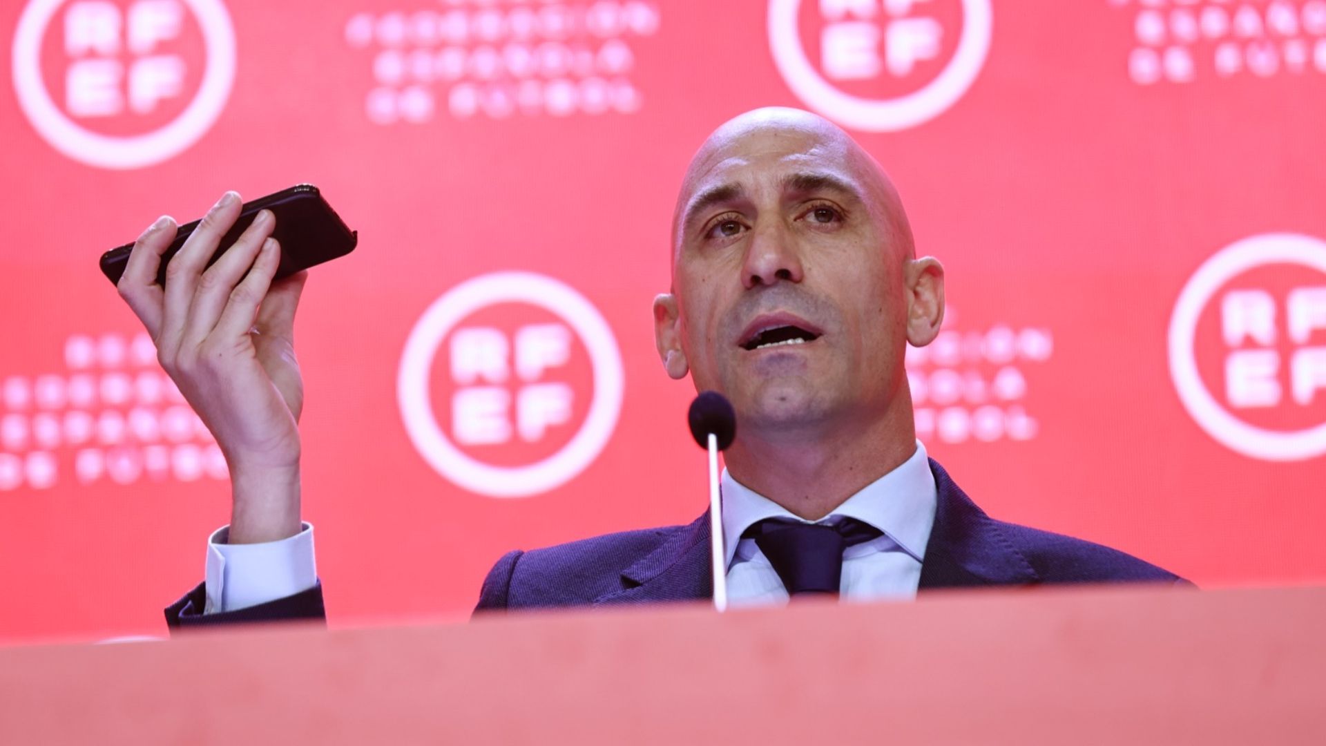 Luis Rubiales rueda de prensa