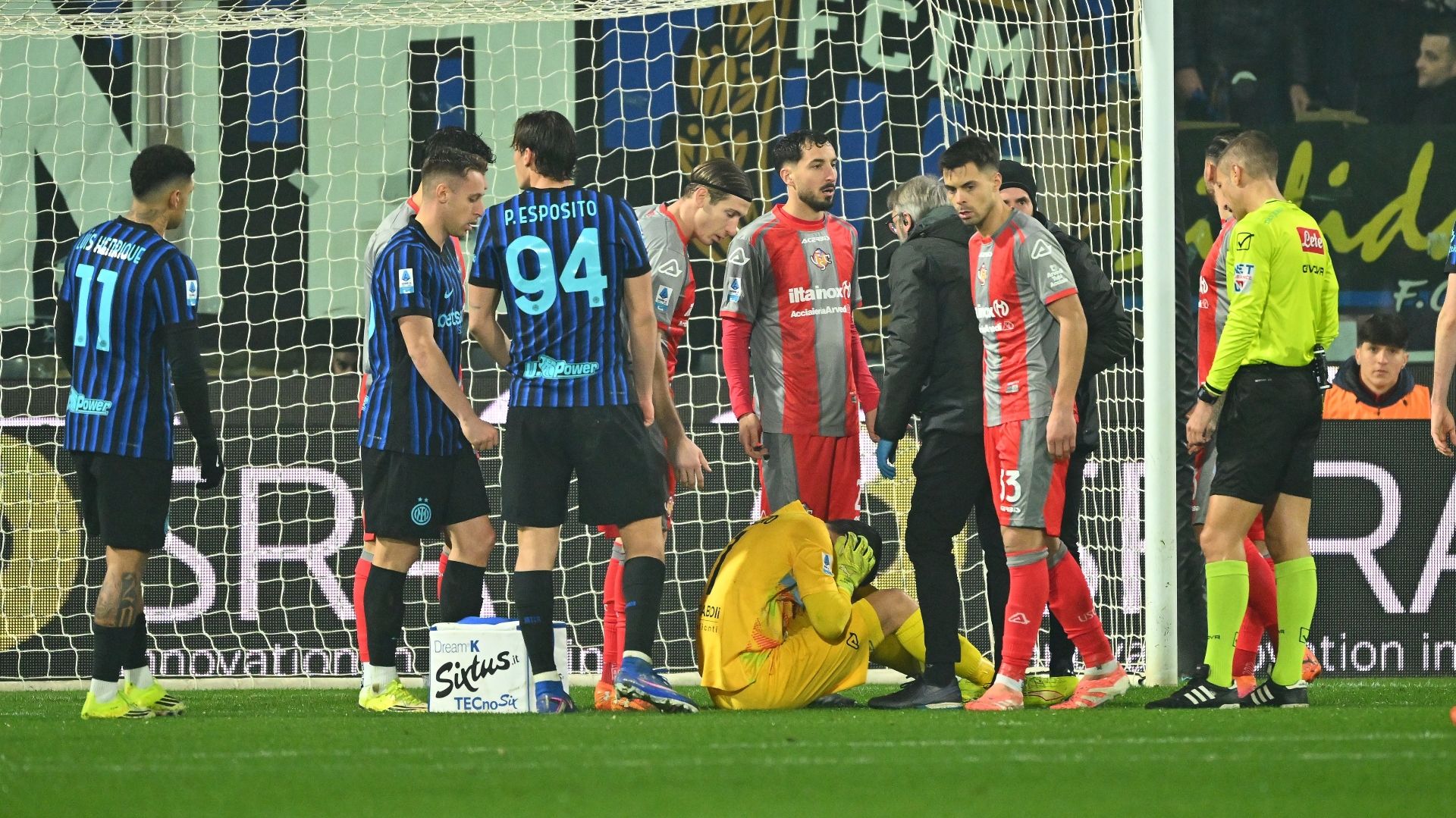 Emil Audero Cremonese Inter petardo