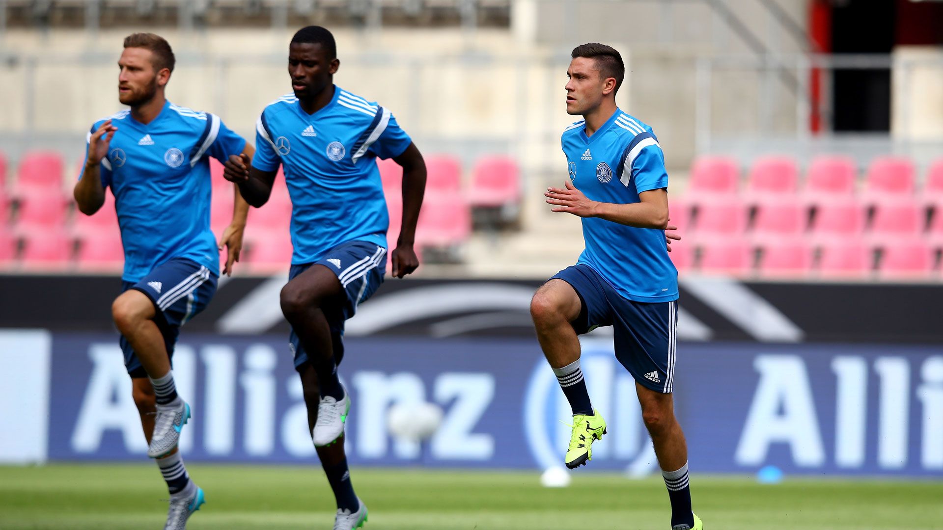 Shkodran Mustafi Antonio Rüdiger Jonas Hector Germany Deutschland DFB-Team 28052016