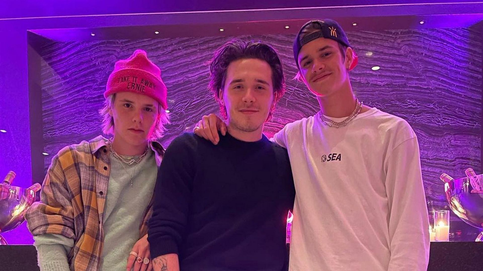 David Beckham's sons