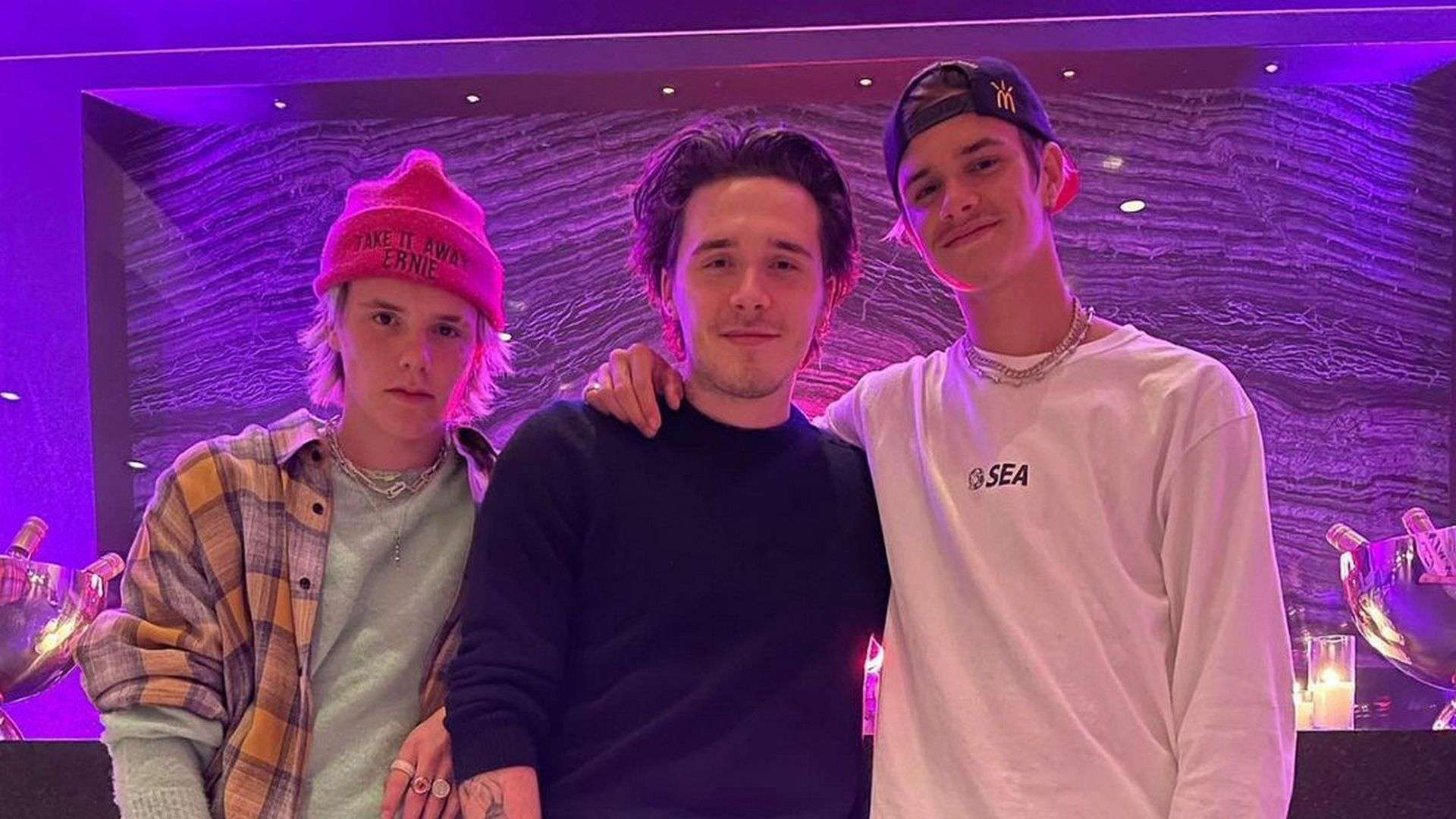 David Beckham's sons