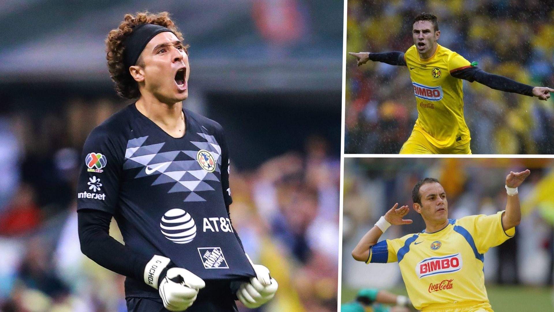 Guillermo Ochoa, miguel Layún, Cuahutémoc Blanco América