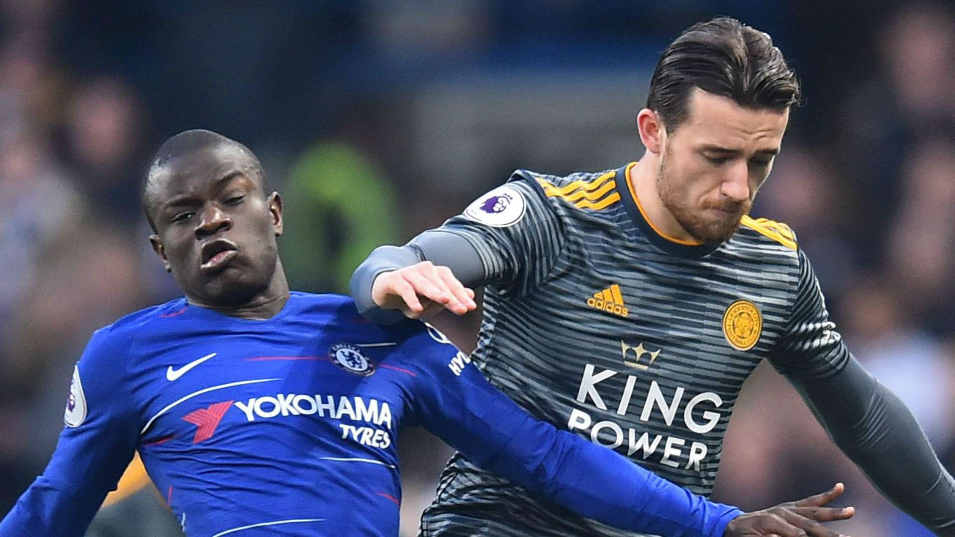 N'Golo Kante Ben Chilwell Chelsea Leicester City 2018-19