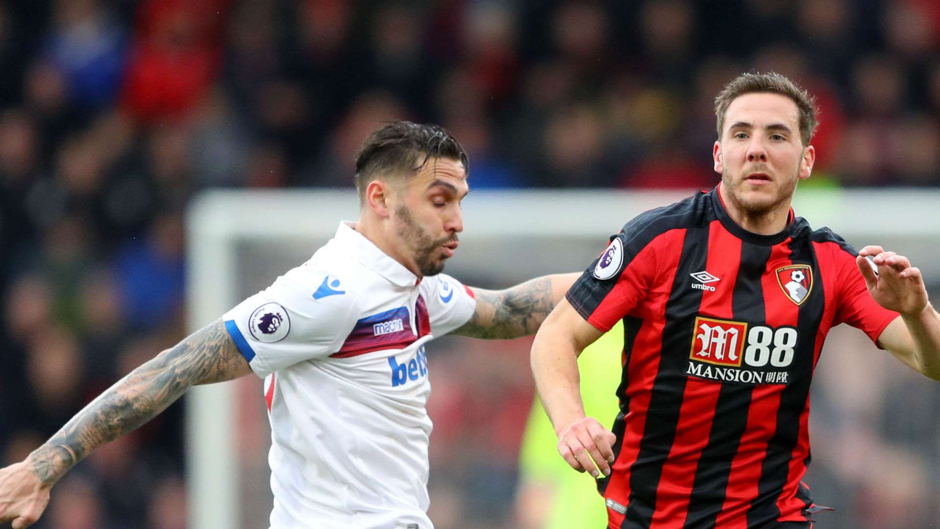 Geoff Cameron Dan Gosling Stoke Bournemouth