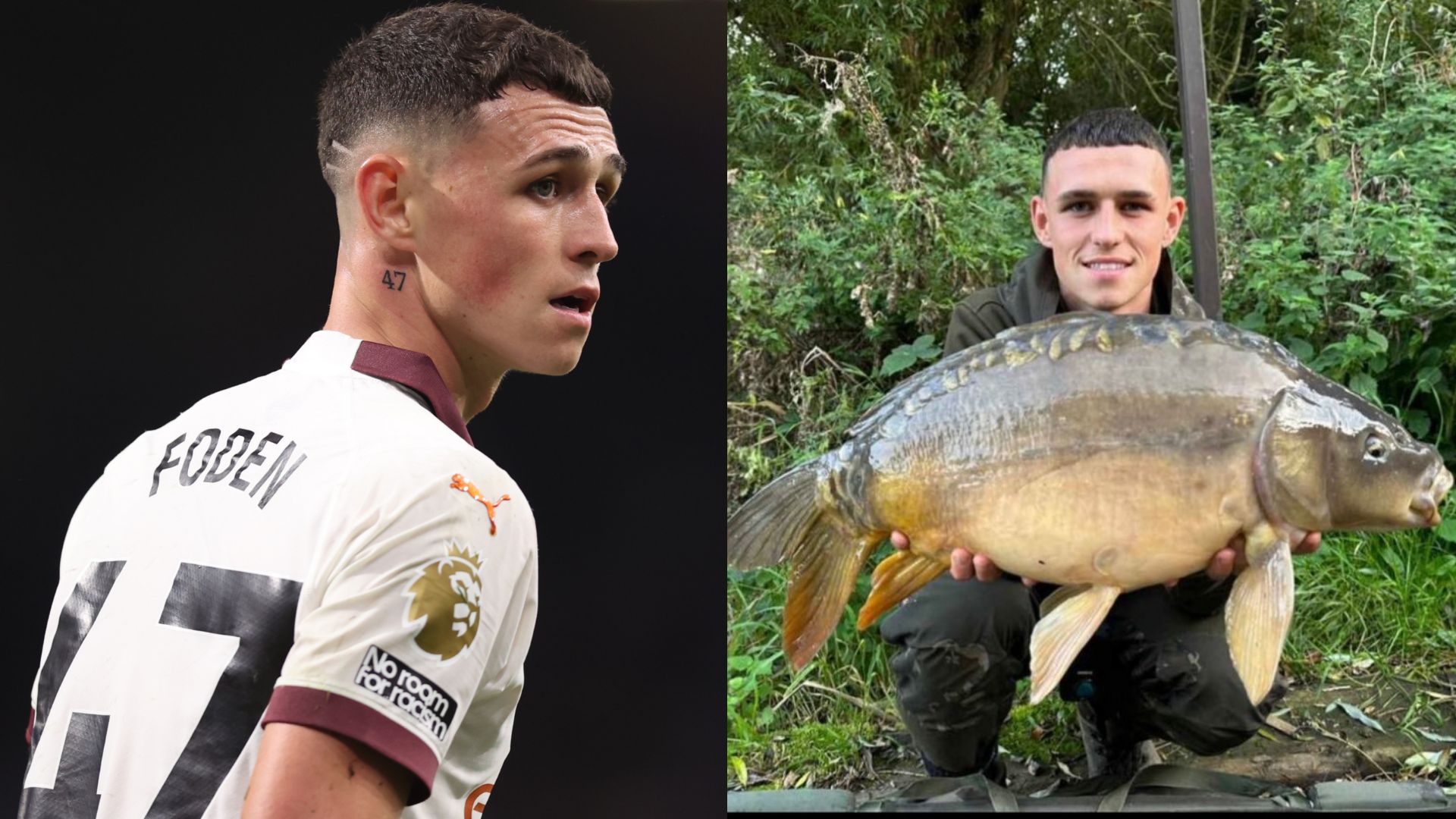 Phil Foden fish split 